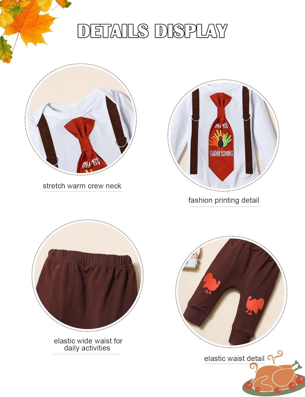 Thanksgiving Baby Boy Outfit
