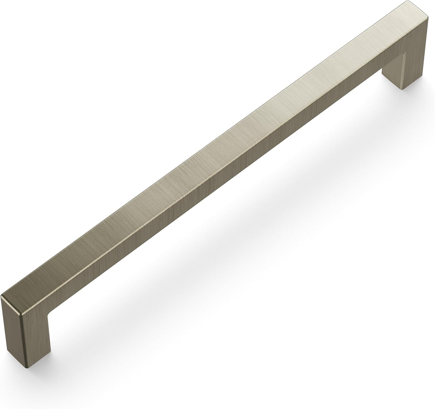 Solid Core Kitchen Cabinet Pulls, Luxury Cabinet Handles, Hardware for Doors & Dresser Drawers, 6-5/16 Inch (160Mm) Hole Center, Stainless Steel, Skylight Collection(Pack of 1)