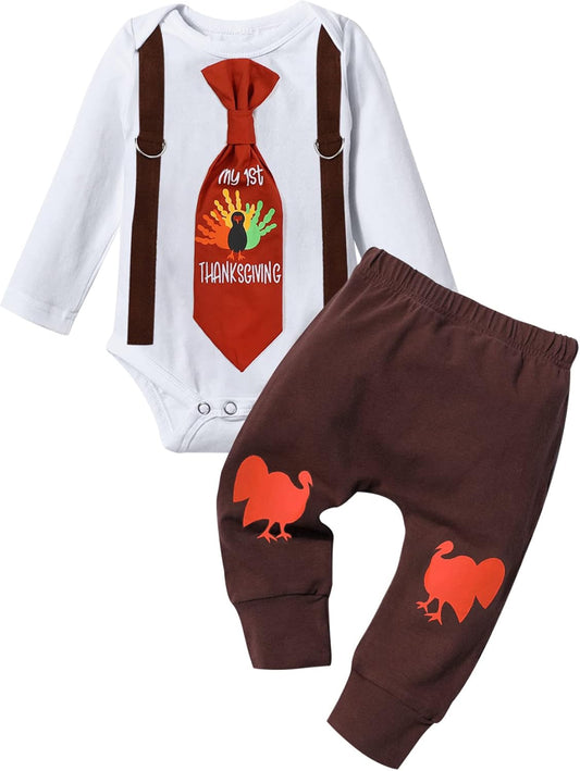 Thanksgiving Baby Boy Outfit