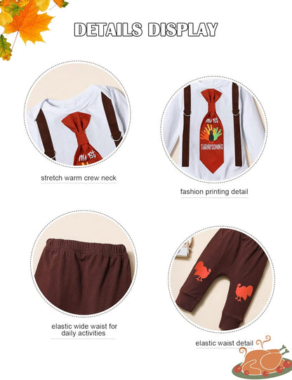 Thanksgiving Baby Boy Outfit