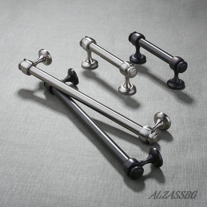 10 Pack Oil Rubbed Bronze Cabinet Pulls, 5 Inch(128Mm) Hole Centers Cabinet Handles Kitchen Hardware Straight Bar for Cabinets and Drawer AL3082ORB