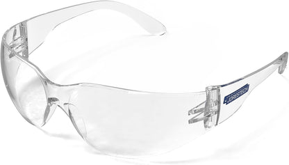 Eyewear Protective Safety Glasses, Polycarbonate Impact Resistant Lens Pack of 12 (Clear)