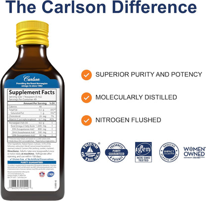 - the Very Finest Fish Oil, 1600 Mg Omega-3S, Liquid Fish Oil Supplement, Norwegian Fish Oil, Wild-Caught, Sustainably Sourced Fish Oil Liquid, Lemon, 200Ml, 6.7 Fl Oz