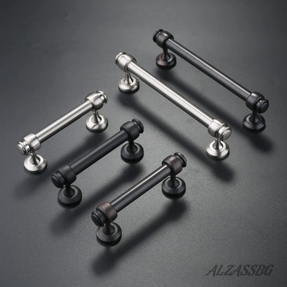 10 Pack Oil Rubbed Bronze Cabinet Pulls, 5 Inch(128Mm) Hole Centers Cabinet Handles Kitchen Hardware Straight Bar for Cabinets and Drawer AL3082ORB