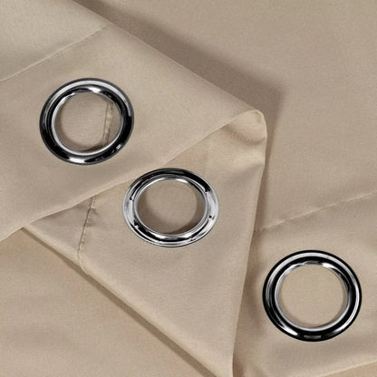 Waterproof Outdoor Curtains for Patio Grommet Privacy Curtains for Porch Gazebo Pergola, 1 Panel, 54 Inch Width X 84 Inch Length, Cream