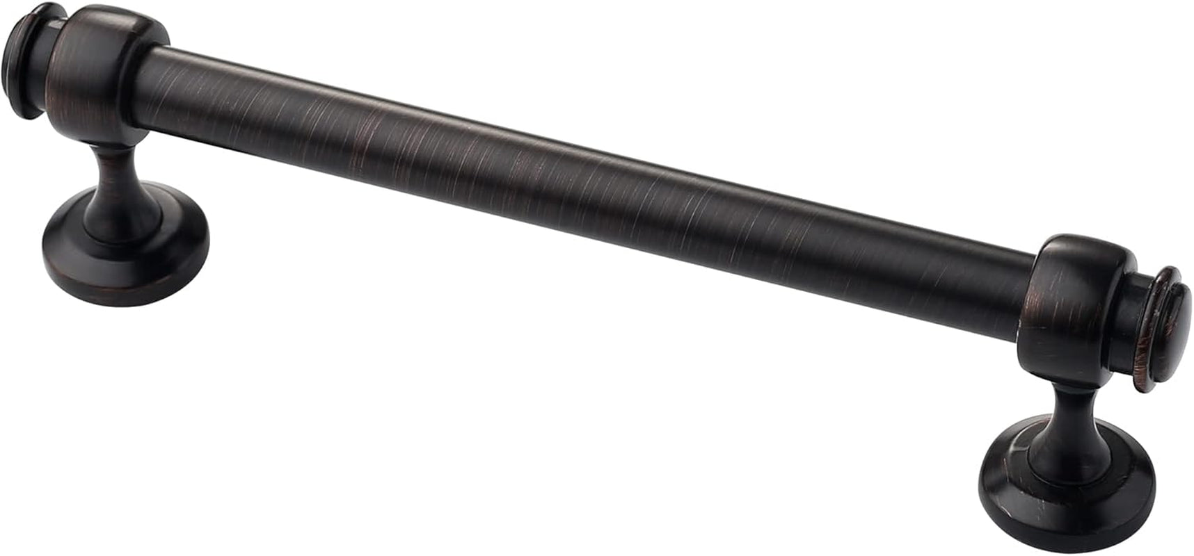 10 Pack Oil Rubbed Bronze Cabinet Pulls, 5 Inch(128Mm) Hole Centers Cabinet Handles Kitchen Hardware Straight Bar for Cabinets and Drawer AL3082ORB
