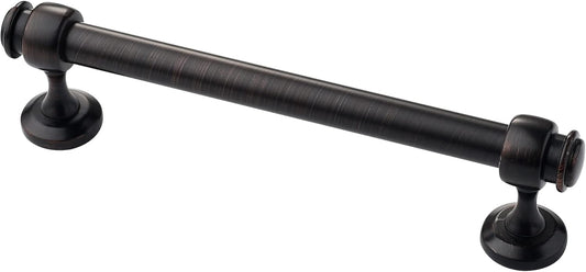 10 Pack Oil Rubbed Bronze Cabinet Pulls, 5 Inch(128Mm) Hole Centers Cabinet Handles Kitchen Hardware Straight Bar for Cabinets and Drawer AL3082ORB
