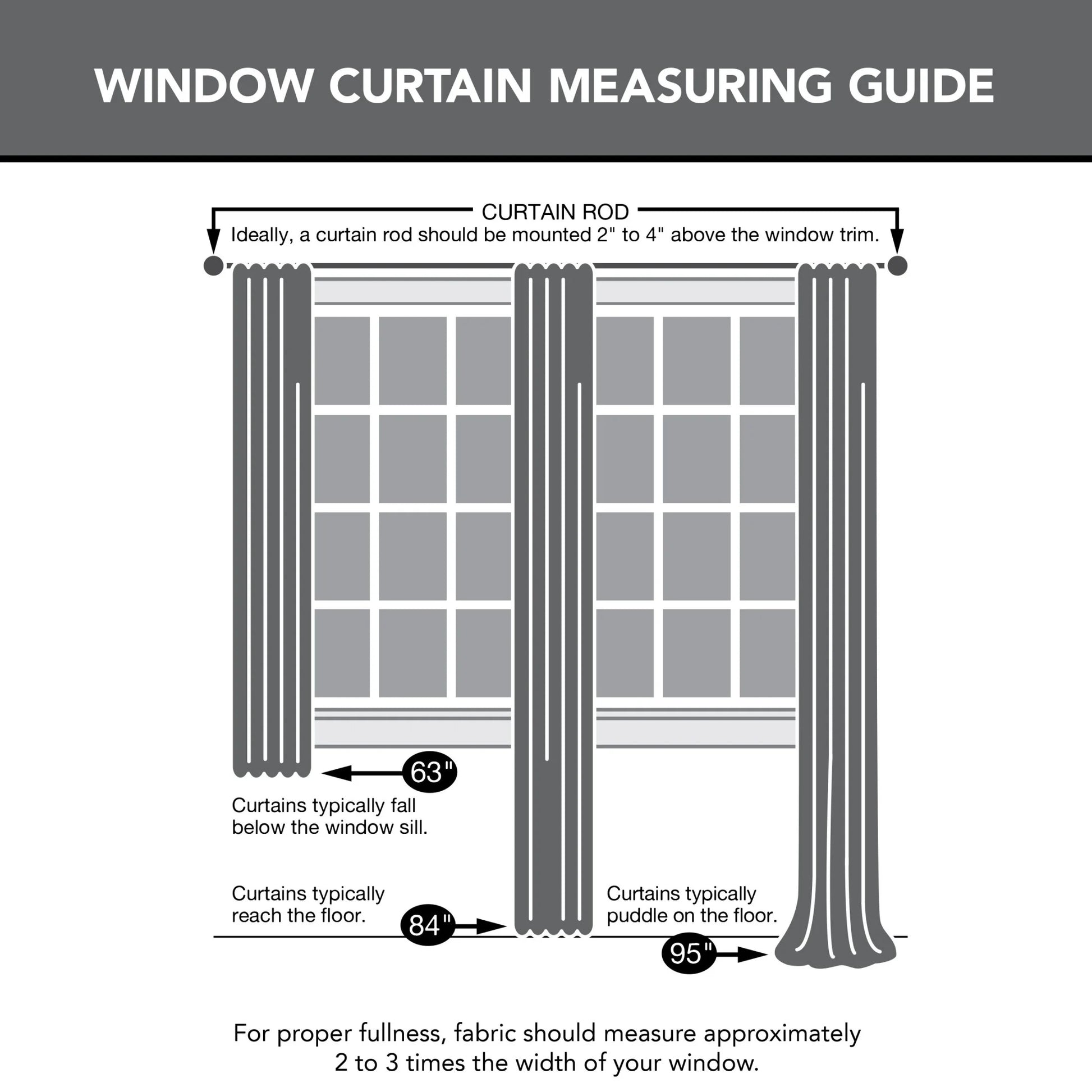 Brant Tab Top Energy Saving Blackout Window Curtain Panel, 40"X63", Gray